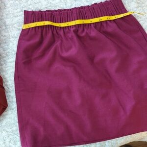 J. Crew Pink Smocked Mini Skirt Casual Pencil Style